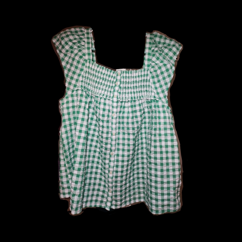 Womens gingham top